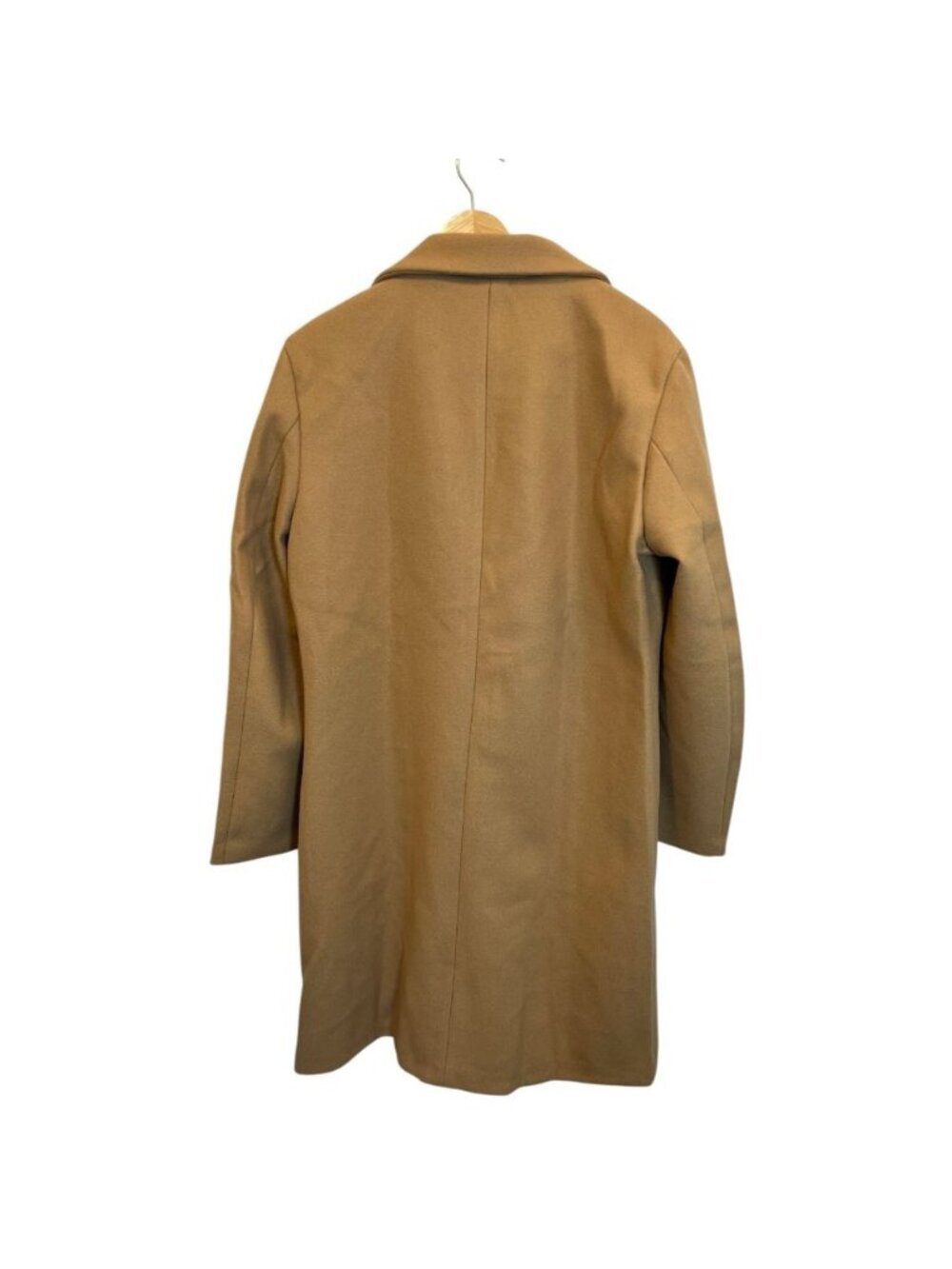 Fashion Women’s Camel Wool Blend Winter Coat XL Long Classic Elegant NWT - Picture 5 of 12
